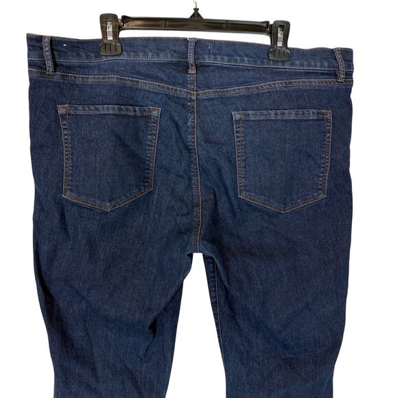 Made And Loved Loft Jeans Womens 18/34 Blue Denim Stretch High-Rise Skinny Leg - Picture 7 of 15